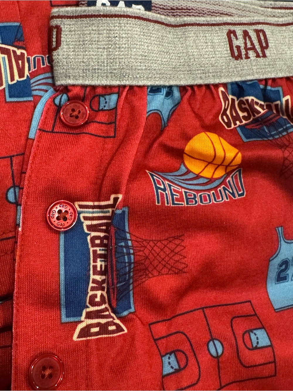 GAP kids NWT SZ 8 Basketball pajama loungewear pull on pants